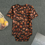 Coffee Beans Print Men's Bodysuit