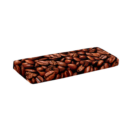 Coffee Beans Print Piano Keyboard Cover