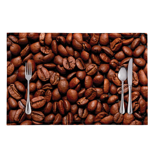 Coffee Beans Print Placemat