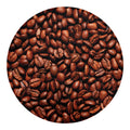 Coffee Beans Print Round Blanket