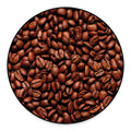 Coffee Beans Print Round Floor Mat