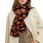 Coffee Beans Print Scarf