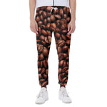 Coffee Beans Print Scuba Joggers