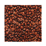 Coffee Beans Print Silk Bandana