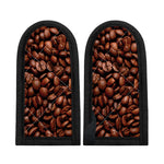 Coffee Beans Print Skillet Handle Cover