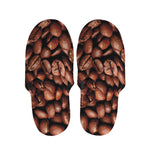 Coffee Beans Print Slippers