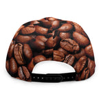 Coffee Beans Print Snapback Cap