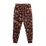 Coffee Beans Print Sweatpants