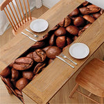Coffee Beans Print Table Runner