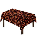 Coffee Beans Print Tablecloth