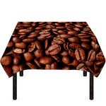 Coffee Beans Print Tablecloth