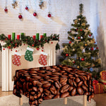 Coffee Beans Print Tablecloth