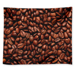 Coffee Beans Print Tapestry