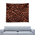 Coffee Beans Print Tapestry