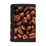 Coffee Beans Print Trifold Wallet