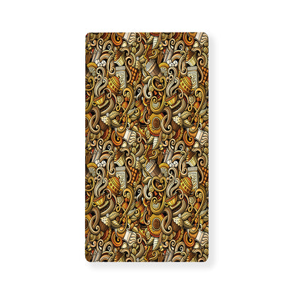 Coffee Drawing Pattern Print Baby Crib Sheet