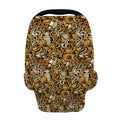 Coffee Drawing Pattern Print Baby Seat Cover