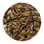 Coffee Drawing Pattern Print Basketball