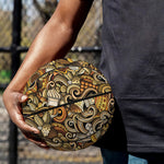 Coffee Drawing Pattern Print Basketball