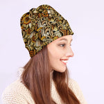 Coffee Drawing Pattern Print Beanie