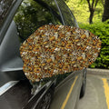 Coffee Drawing Pattern Print Car Side Mirror Covers