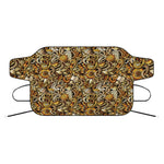 Coffee Drawing Pattern Print Car Windshield Snow Cover