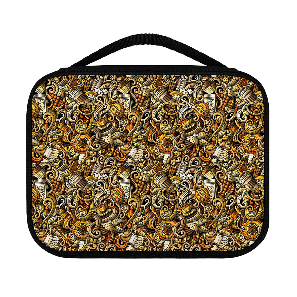 Coffee Drawing Pattern Print Classic Bible Case