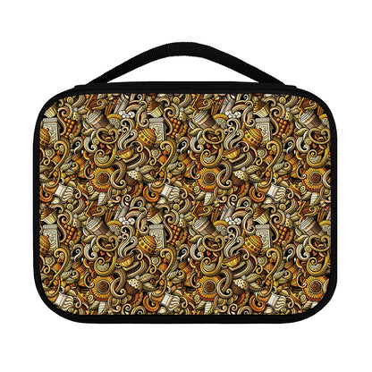 Coffee Drawing Pattern Print Classic Bible Case