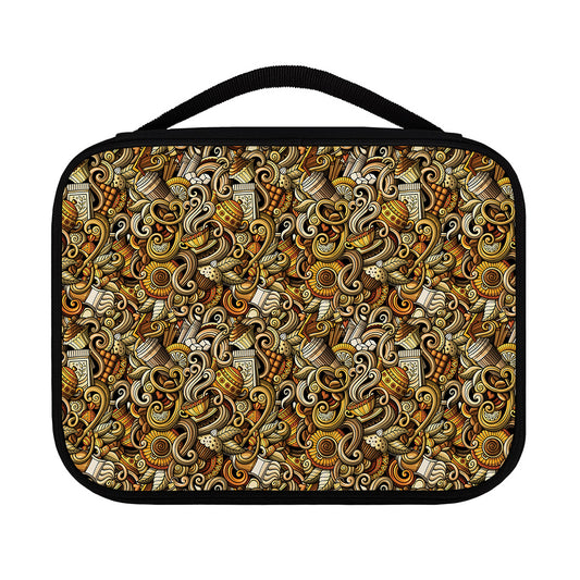 Coffee Drawing Pattern Print Classic Bible Case