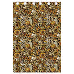 Coffee Drawing Pattern Print Curtain