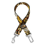 Coffee Drawing Pattern Print Dog Seat Belt