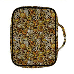 Coffee Drawing Pattern Print Front Pocket Bible Bag