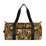 Coffee Drawing Pattern Print Gym Bag