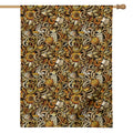 Coffee Drawing Pattern Print House Flag
