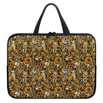 Coffee Drawing Pattern Print Laptop Sleeve With Handle