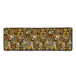 Coffee Drawing Pattern Print Long Kitchen Mat