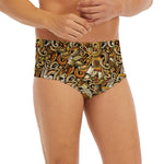 Coffee Drawing Pattern Print Men's Briefs