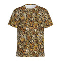 Coffee Drawing Pattern Print Men's Athletic T-Shirt