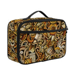 Coffee Drawing Pattern Print Portable Lunch Bag
