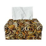 Coffee Drawing Pattern Print Rectangle Tissue Box Cover