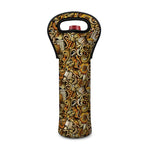 Coffee Drawing Pattern Print Single Neoprene Wine Tote