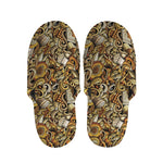 Coffee Drawing Pattern Print Slippers