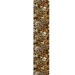 Coffee Drawing Pattern Print Table Runner