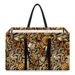 Coffee Drawing Pattern Print Utility Tote Bag