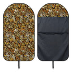 Coffee Drawing Pattern Print Waterproof Car Seat Cover