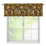 Coffee Drawing Pattern Print Window Valance