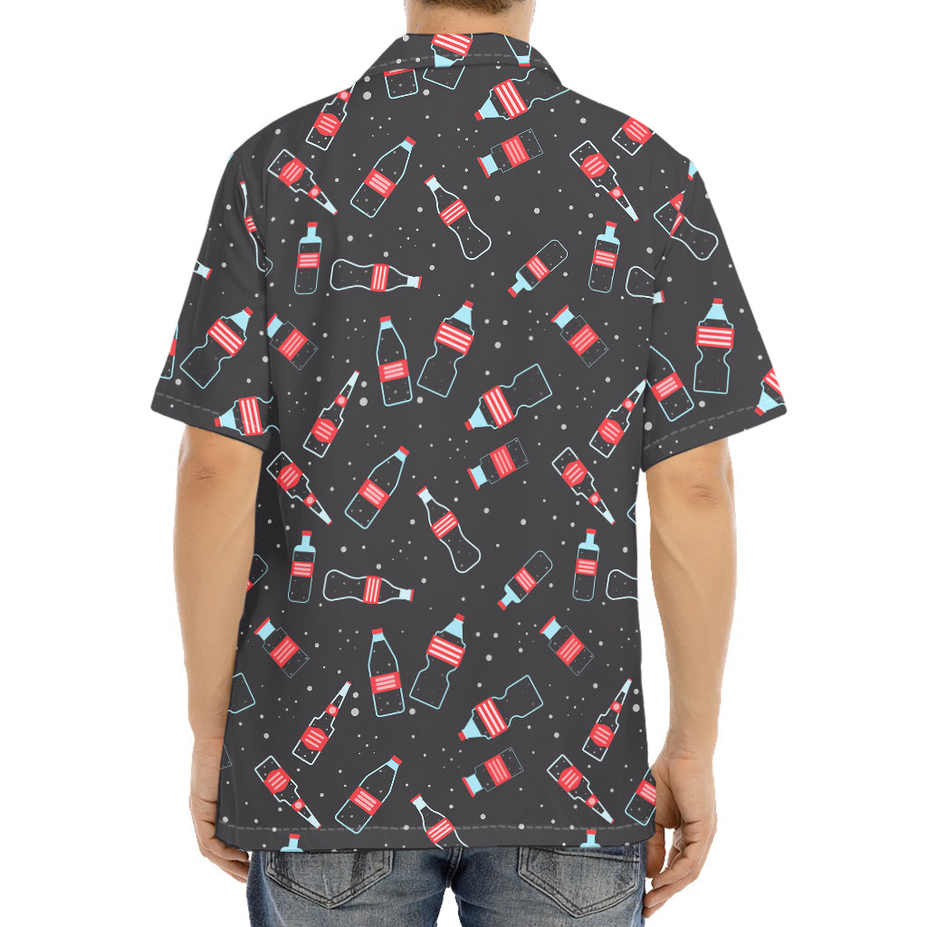 Cola Bottle Pattern Print Aloha Shirt
