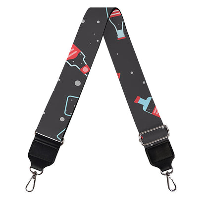 Cola Bottle Pattern Print Bag Strap