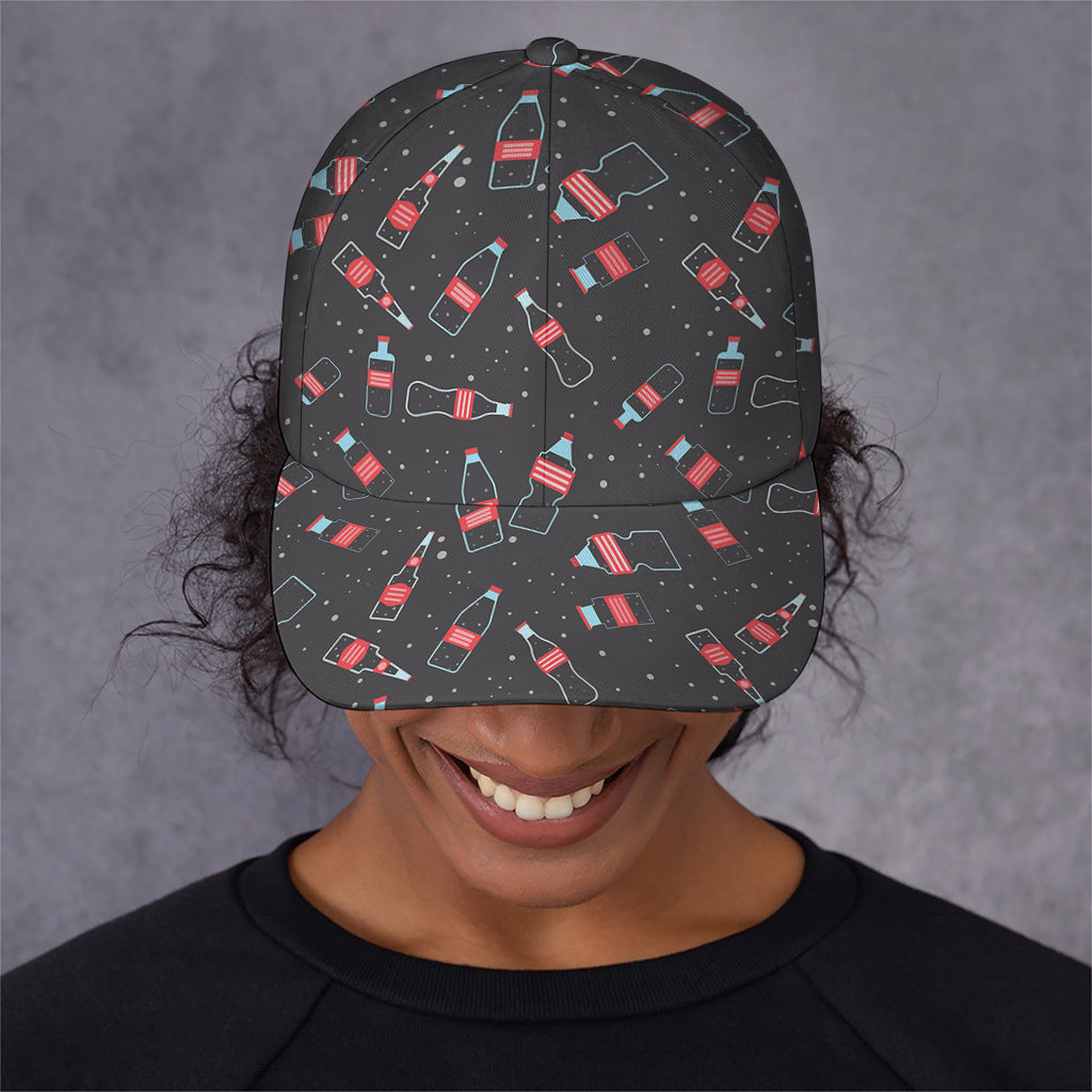 Cola Bottle Pattern Print Baseball Cap