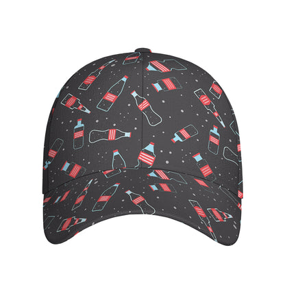 Cola Bottle Pattern Print Baseball Cap